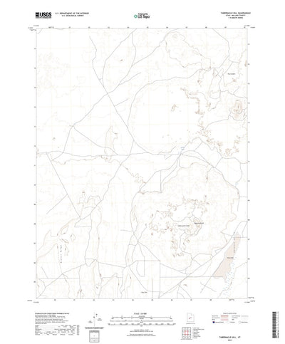 United States Geological Survey Tabernacle Hill, UT (2023, 24000-Scale) digital map