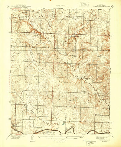 United States Geological Survey Taberville, MO (1940, 24000-Scale) digital map