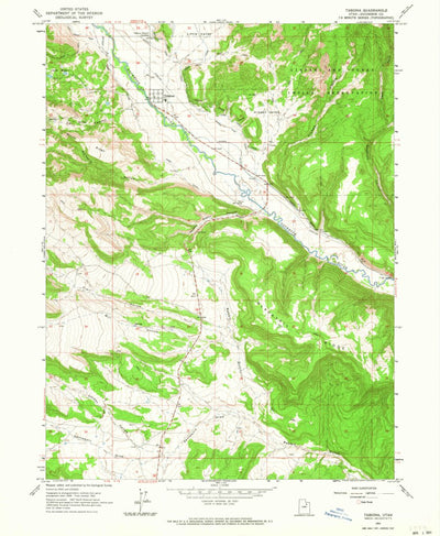 United States Geological Survey Tabiona, UT (1962, 24000-Scale) digital map