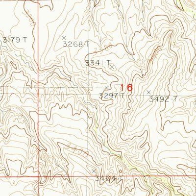 United States Geological Survey Table Butte, MT (1984, 24000-Scale) digital map