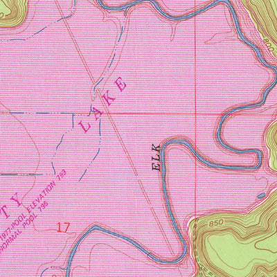 United States Geological Survey Table Mound, KS (1961, 24000-Scale) digital map