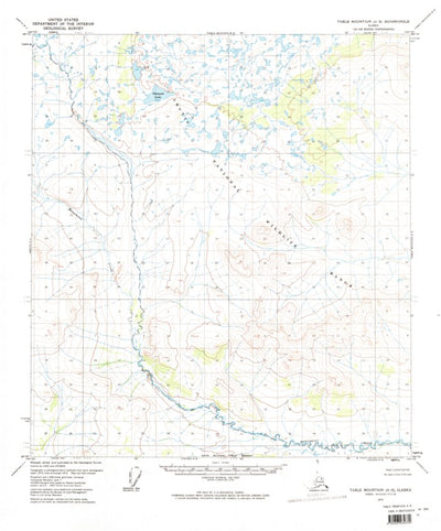 United States Geological Survey Table Mountain A-5, AK (1972, 63360-Scale) digital map
