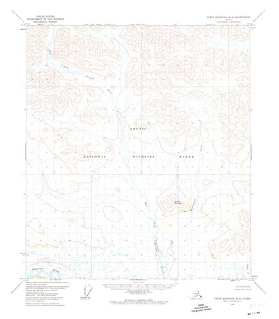 United States Geological Survey Table Mountain B-4, AK (1972, 63360-Scale) digital map