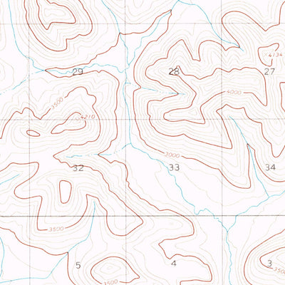 United States Geological Survey Table Mountain B-4, AK (1972, 63360-Scale) digital map