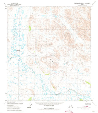 United States Geological Survey Table Mountain B-5, AK (1972, 63360-Scale) digital map