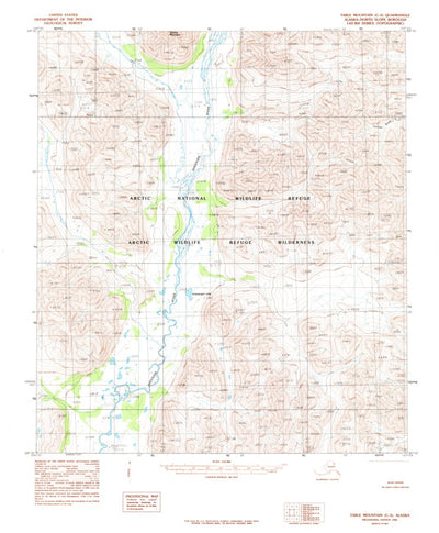 United States Geological Survey Table Mountain C-5, AK (1983, 63360-Scale) digital map