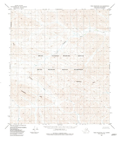 United States Geological Survey Table Mountain D-4, AK (1983, 63360-Scale) digital map