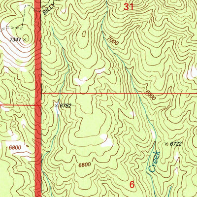 United States Geological Survey Table Mountain, MT (1996, 24000-Scale) digital map