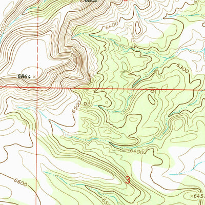 United States Geological Survey Table Mountain, NM (1964, 24000-Scale) digital map