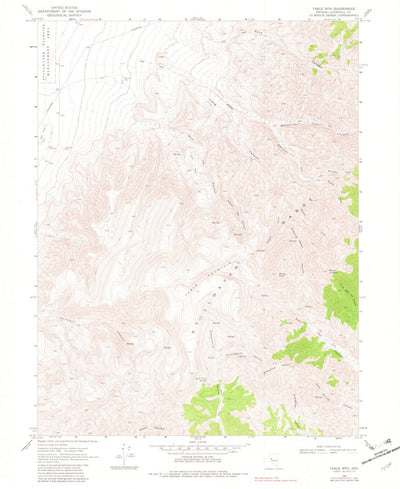 United States Geological Survey Table Mountain, NV (1969, 24000-Scale) digital map