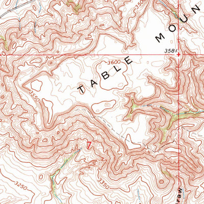 United States Geological Survey Table Mountain, SD-ND (1969, 24000-Scale) digital map
