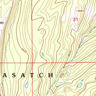 United States Geological Survey Table Mountain, WY (1998, 24000-Scale) digital map