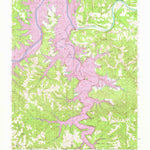 United States Geological Survey Table Rock Dam, MO (1956, 24000-Scale) digital map
