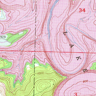 United States Geological Survey Table Rock Dam, MO (1956, 24000-Scale) digital map