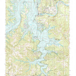 United States Geological Survey Table Rock Dam, MO (1989, 24000-Scale) digital map