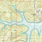 United States Geological Survey Table Rock Dam, MO (1989, 24000-Scale) digital map