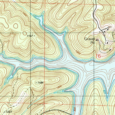 United States Geological Survey Table Rock Dam, MO (1989, 24000-Scale) digital map