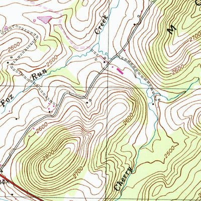 United States Geological Survey Table Rock, MD-WV (1948, 24000-Scale) digital map