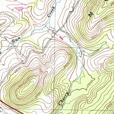 United States Geological Survey Table Rock, MD-WV (1997, 24000-Scale) digital map