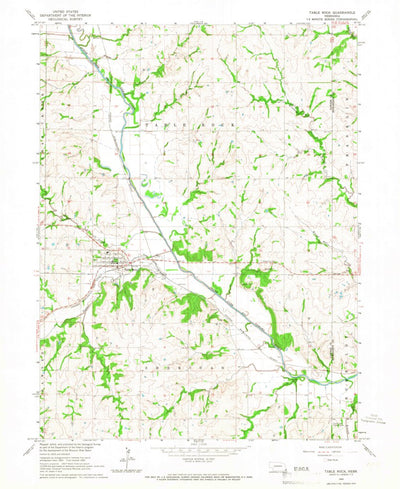 United States Geological Survey Table Rock, NE (1965, 24000-Scale) digital map