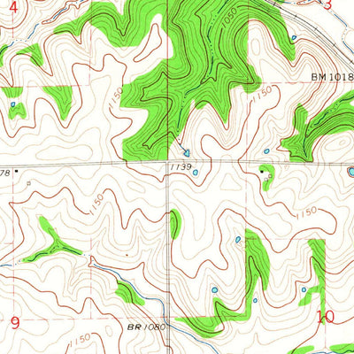 United States Geological Survey Table Rock, NE (1965, 24000-Scale) digital map
