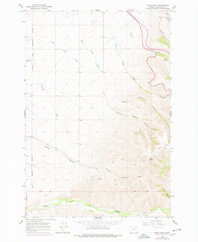 United States Geological Survey Table Rock, OR (1966, 24000-Scale) digital map