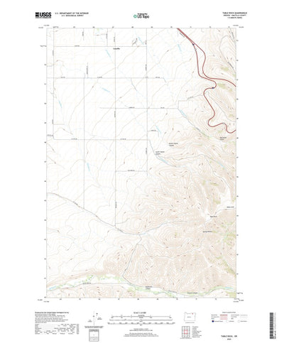 United States Geological Survey Table Rock, OR (2020, 24000-Scale) digital map