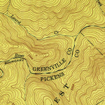 United States Geological Survey Table Rock, SC-NC (1947, 24000-Scale) digital map