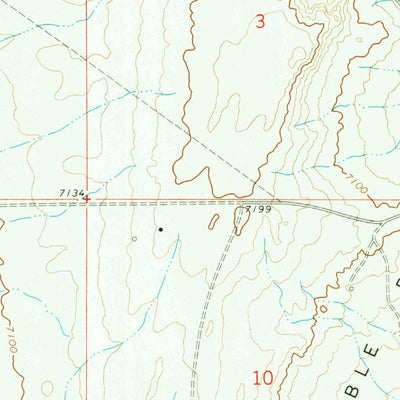 United States Geological Survey Table Rock, WY (1970, 24000-Scale) digital map