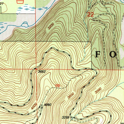 United States Geological Survey Table Top Mountain, MT (1999, 24000-Scale) digital map