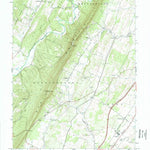 United States Geological Survey Tablers Station, WV (1972, 24000-Scale) digital map