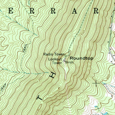 United States Geological Survey Tablers Station, WV (1972, 24000-Scale) digital map