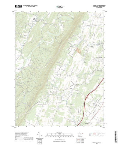 United States Geological Survey Tablers Station, WV (2023, 24000-Scale) digital map