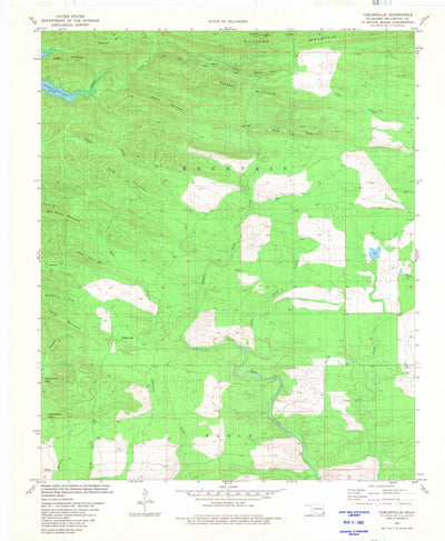 United States Geological Survey Tablerville, OK (1981, 24000-Scale) digital map