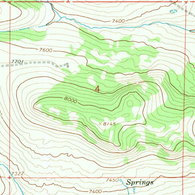 United States Geological Survey Tabletop, WY (1967, 24000-Scale) digital map