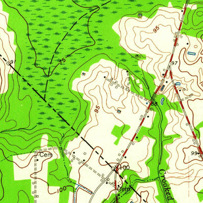 United States Geological Survey Tabor City West, NC-SC (1962, 24000-Scale) digital map