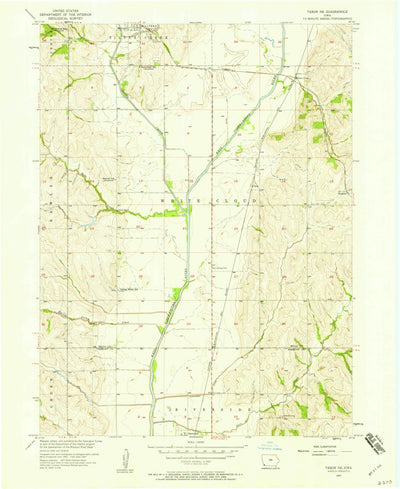 United States Geological Survey Tabor NE, IA (1957, 24000-Scale) digital map