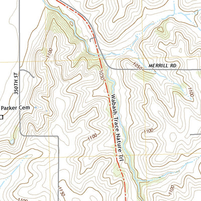 United States Geological Survey Tabor NE, IA (2022, 24000-Scale) digital map