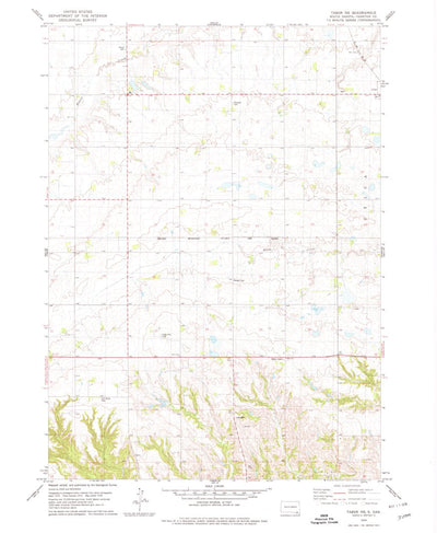 United States Geological Survey Tabor NE, SD (1978, 24000-Scale) digital map