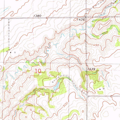 United States Geological Survey Tabor, SD (1978, 24000-Scale) digital map