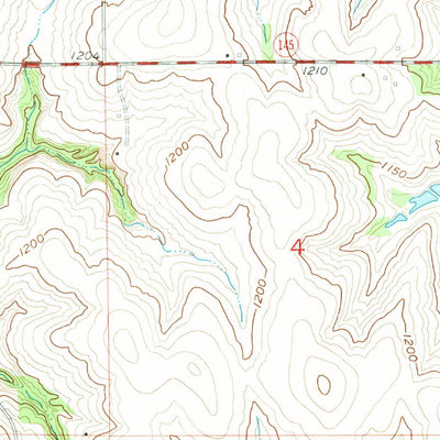 United States Geological Survey Tabor SW, IA (1957, 24000-Scale) digital map