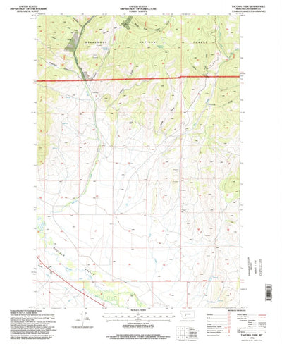 United States Geological Survey Tacoma Park, MT (1996, 24000-Scale) digital map