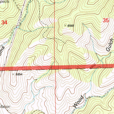 United States Geological Survey Tacoma Park, MT (1996, 24000-Scale) digital map