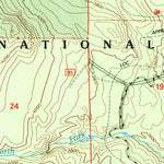 United States Geological Survey Tacoma Peak, WA (1992, 24000-Scale) digital map