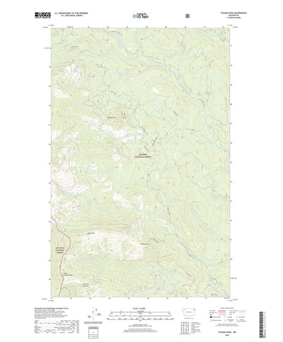 United States Geological Survey Tacoma Peak, WA (2020, 24000-Scale) digital map