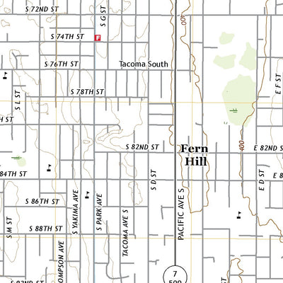 United States Geological Survey Tacoma South, WA (2020, 24000-Scale) digital map