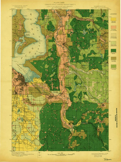 United States Geological Survey Tacoma, WA (1897, 125000-Scale) digital map