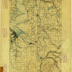 United States Geological Survey Tacoma, WA (1900, 125000-Scale) digital map