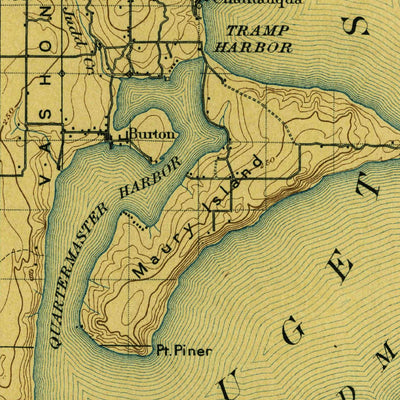 United States Geological Survey Tacoma, WA (1900, 125000-Scale) digital map
