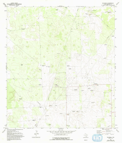 United States Geological Survey Tacubaya, TX (1972, 24000-Scale) digital map